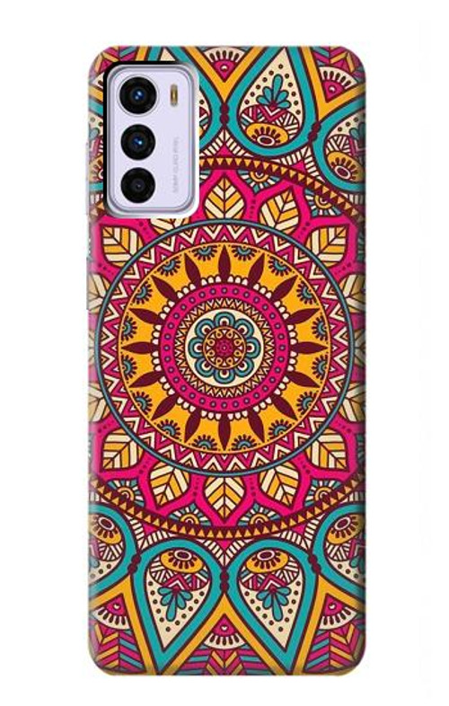 S3694 Hippie Art Pattern Case Cover Custodia per Motorola Moto G42