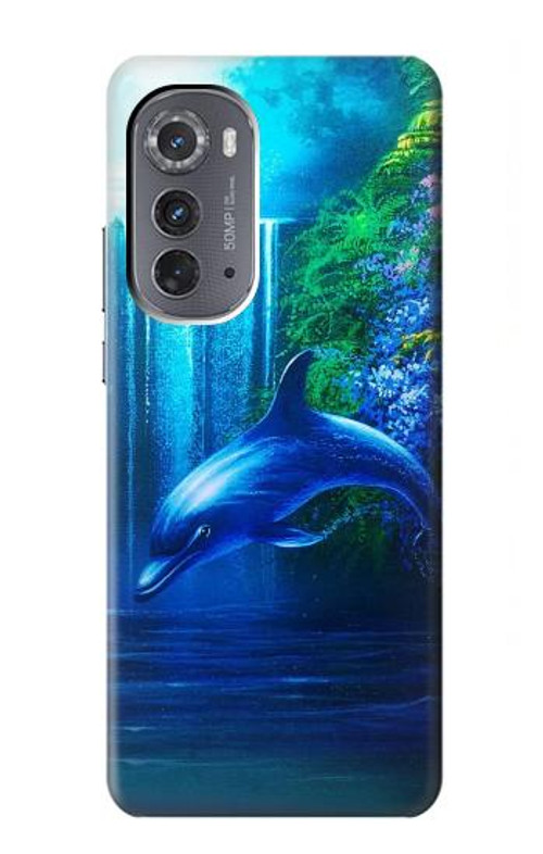 S0385 Dolphin Case Cover Custodia per Motorola Edge (2022)