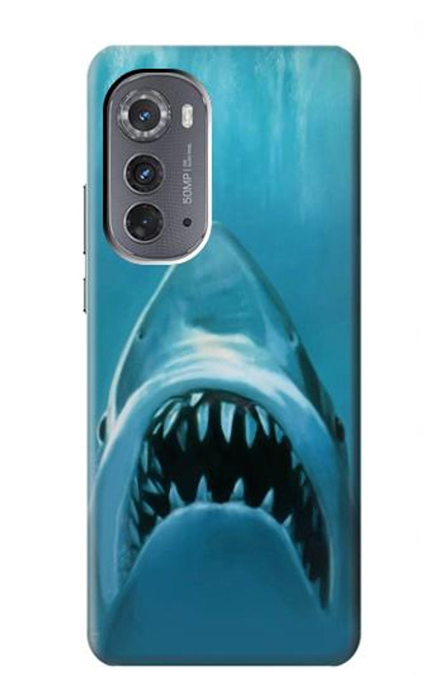 S0830 White Shark Case Cover Custodia per Motorola Edge (2022) S0830 White Shark Case Cover Custodia per Motorola Edge (2022)