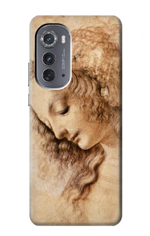 S1045 Leonardo da Vinci Woman's Head Case Cover Custodia per Motorola Edge (2022)