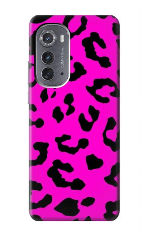 S1850 Pink Leopard Pattern Case Cover Custodia per Motorola Edge (2022) S1850 Pink Leopard Pattern Case Cover Custodia per Motorola Edge (2022)