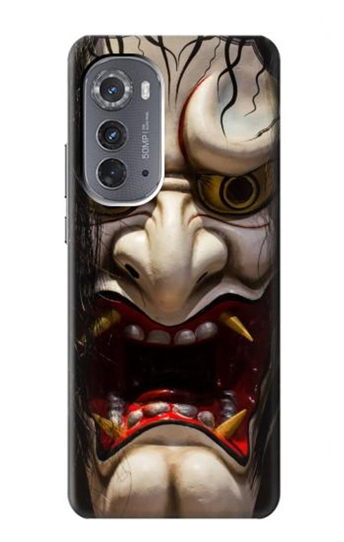 S2112 Hannya Demon Mask Case Cover Custodia per Motorola Edge (2022) S2112 Hannya Demon Mask Case Cover Custodia per Motorola Edge (2022)