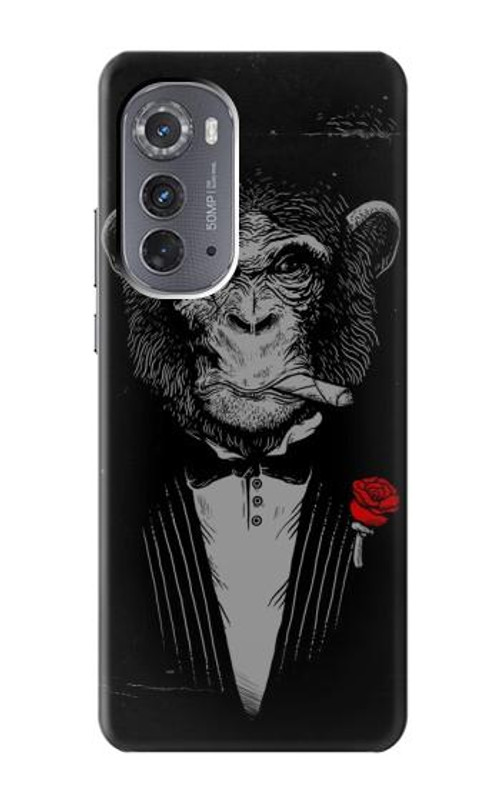 S3167 Funny Monkey God Father Case Cover Custodia per Motorola Edge (2022)
