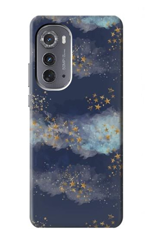 S3364 Gold Star Sky Case Cover Custodia per Motorola Edge (2022)