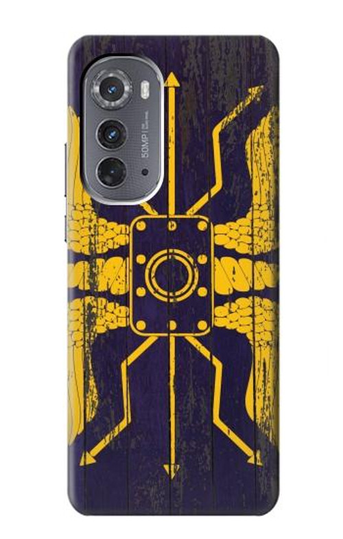 S3546 Roman Shield Blue Case Cover Custodia per Motorola Edge (2022)