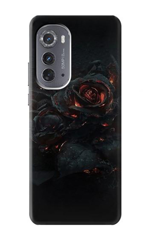 S3672 Burned Rose Case Cover Custodia per Motorola Edge (2022)