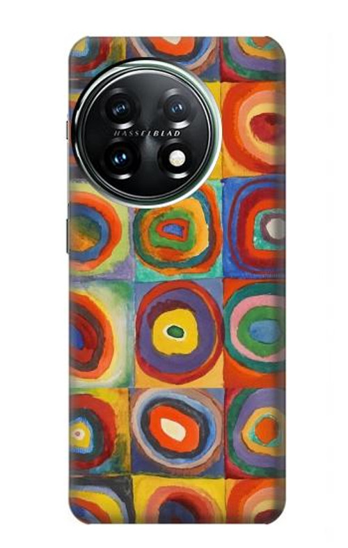 S3409 Squares Concentric Circles Case Cover Custodia per OnePlus 11