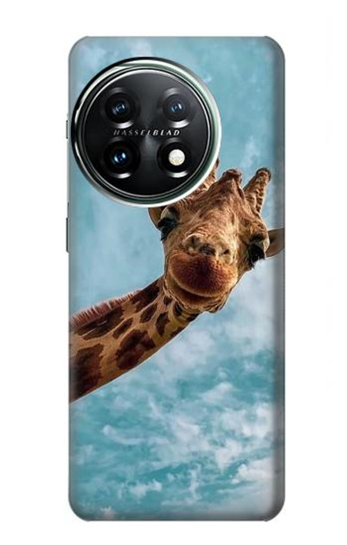 S3680 Cute Smile Giraffe Case Cover Custodia per OnePlus 11