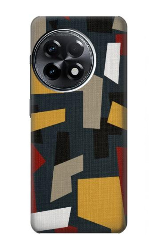 S3386 Abstract Fabric Texture Case Cover Custodia per OnePlus 11R