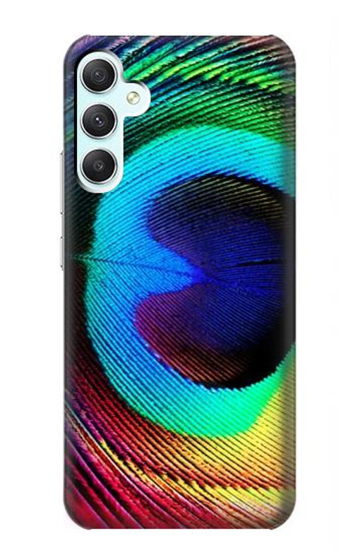 S0511 Peacock Case Cover Custodia per Samsung Galaxy A34 5G