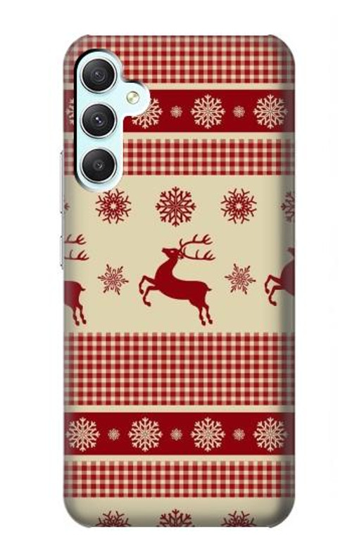 S2310 Christmas Snow Reindeers Case Cover Custodia per Samsung Galaxy A34 5G S2310 Christmas Snow Reindeers Case Cover Custodia per Samsung Galaxy A34 5G