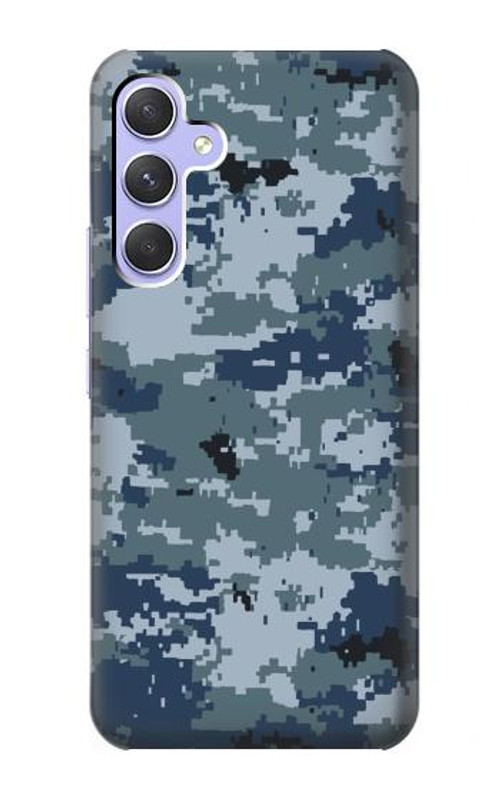 S2346 Navy Camo Camouflage Graphic Case Cover Custodia per Samsung Galaxy A54 5G