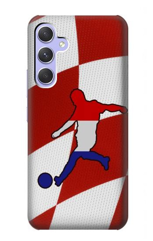 S2993 Croatia Football Soccer Case Cover Custodia per Samsung Galaxy A54 5G