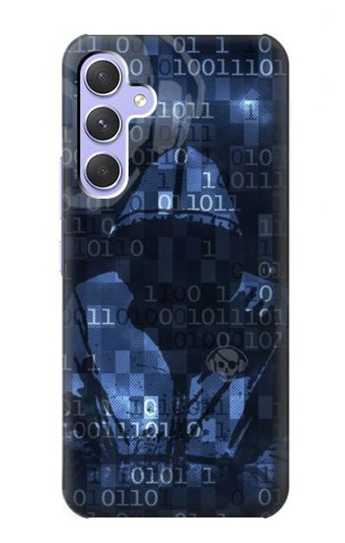 S3431 Digital Code Cyber Hacker Case Cover Custodia per Samsung Galaxy A54 5G