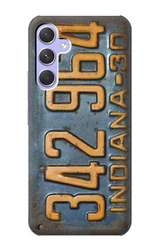 S3750 Vintage Vehicle Registration Plate Case Cover Custodia per Samsung Galaxy A54 5G