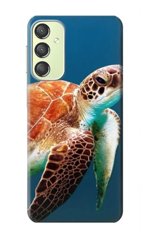 S3497 Green Sea Turtle Case Cover Custodia per Samsung Galaxy A24 4G