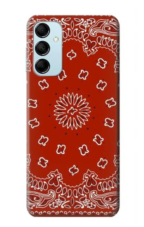 S3355 Bandana Red Pattern Case Cover Custodia per Samsung Galaxy M14