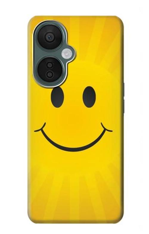 S1146 Yellow Sun Smile Case Cover Custodia per OnePlus Nord CE 3 Lite, Nord N30 5G