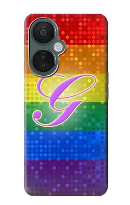 S2899 Rainbow LGBT Gay Pride Flag Case Cover Custodia per OnePlus Nord CE 3 Lite, Nord N30 5G