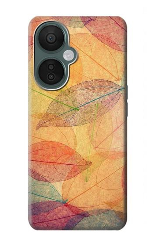 S3686 Fall Season Leaf Autumn Case Cover Custodia per OnePlus Nord CE 3 Lite, Nord N30 5G