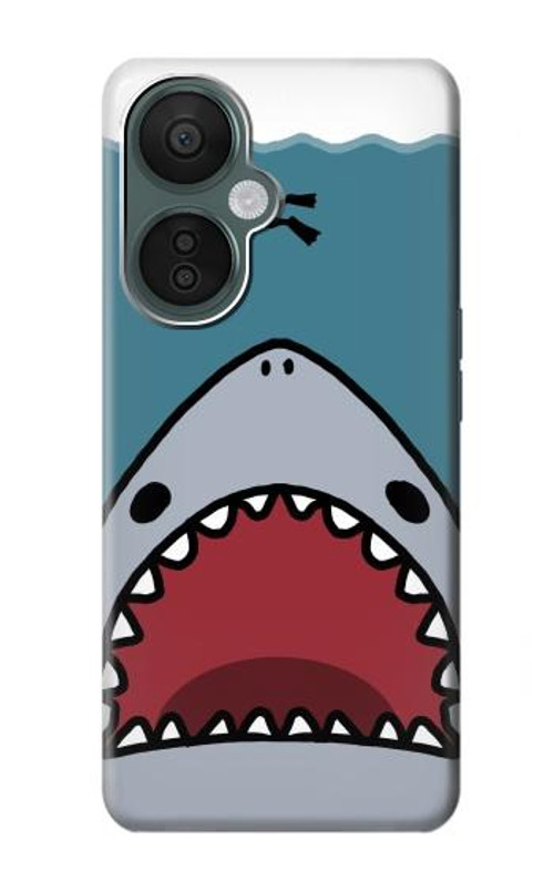 S3825 Cartoon Shark Sea Diving Case Cover Custodia per OnePlus Nord CE 3 Lite, Nord N30 5G