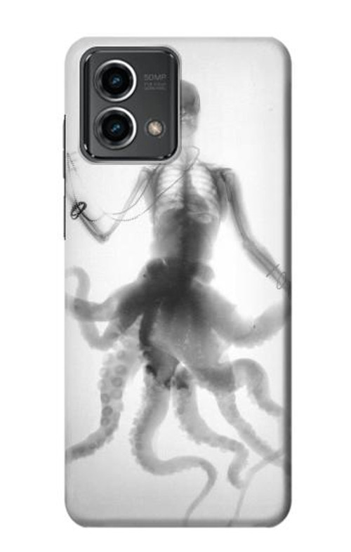 S1432 Skull Octopus X-ray Case Cover Custodia per Motorola Moto G Stylus 5G (2023)