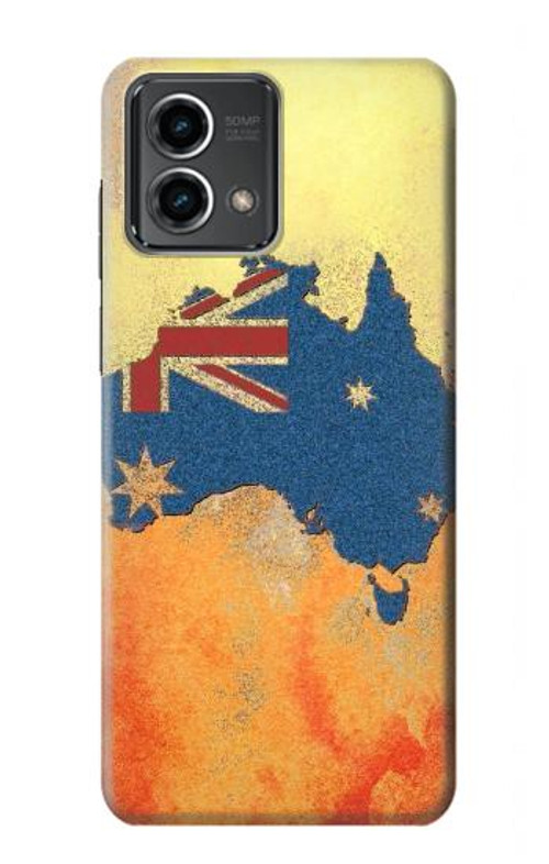 S2494 Australia Flag Map Rock Texture Case Cover Custodia per Motorola Moto G Stylus 5G (2023)