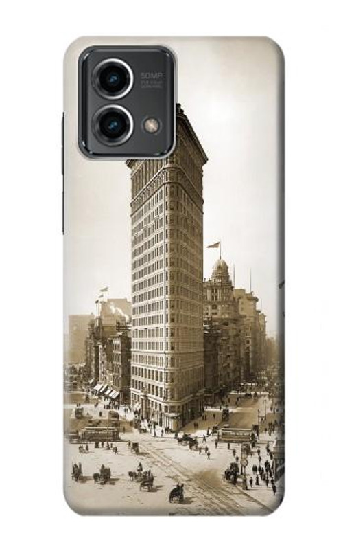 S3046 Old New York Flatiron Building Case Cover Custodia per Motorola Moto G Stylus 5G (2023)