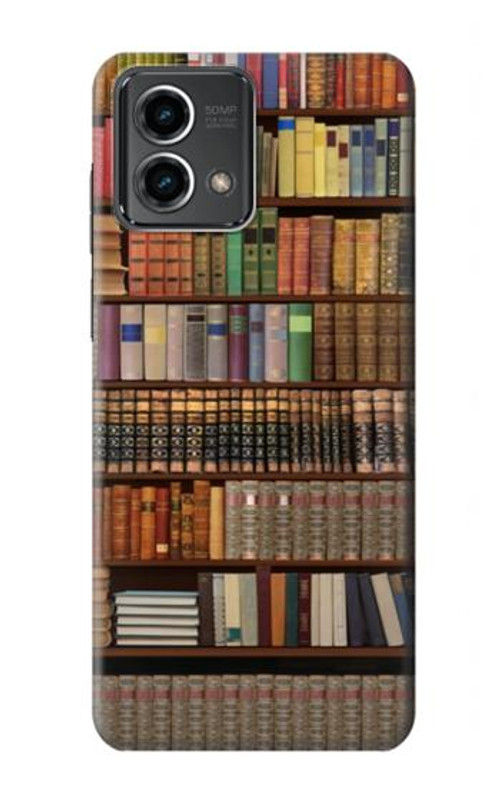 S3154 Bookshelf Case Cover Custodia per Motorola Moto G Stylus 5G (2023)