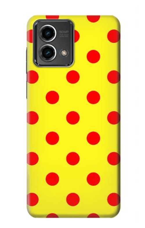 S3526 Red Spot Polka Dot Case Cover Custodia per Motorola Moto G Stylus 5G (2023)
