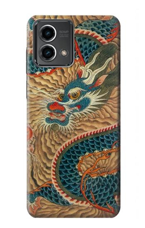 S3541 Dragon Cloud Painting Case Cover Custodia per Motorola Moto G Stylus 5G (2023)