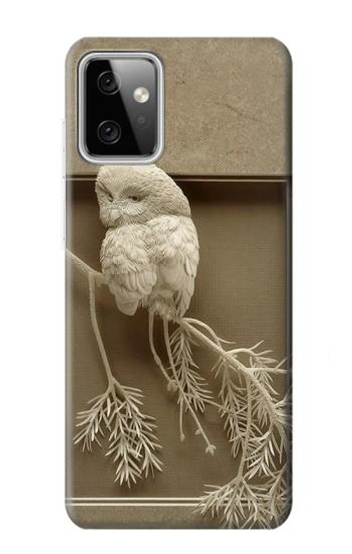 S1386 Paper Sculpture Owl Case Cover Custodia per Motorola Moto G Power (2023) 5G