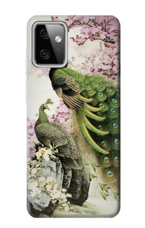 S2773 Peacock Chinese Brush Painting Case Cover Custodia per Motorola Moto G Power (2023) 5G S2773 Peacock Chinese Brush Painting Case Cover Custodia per Motorola Moto G Power (2023) 5G