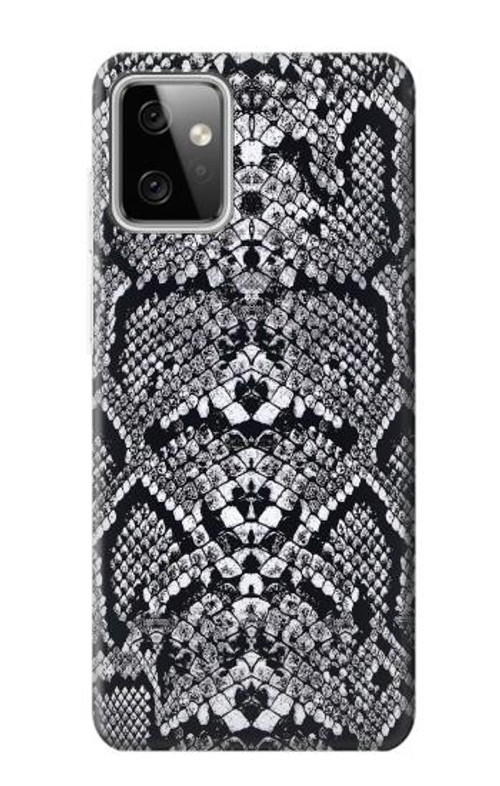 S2855 White Rattle Snake Skin Graphic Printed Case Cover Custodia per Motorola Moto G Power (2023) 5G