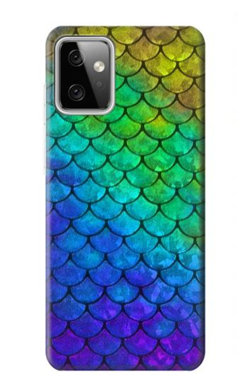 S2930 Mermaid Fish Scale Case Cover Custodia per Motorola Moto G Power (2023) 5G