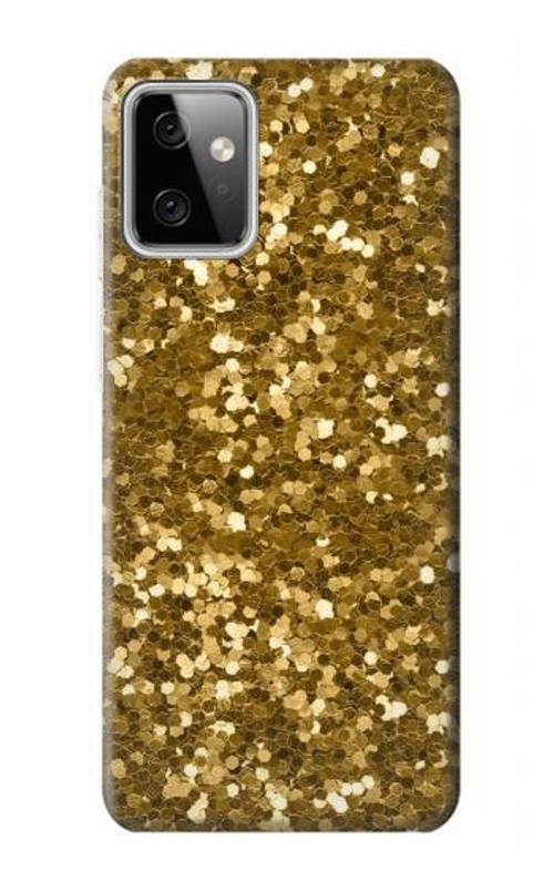 S3388 Gold Glitter Graphic Print Case Cover Custodia per Motorola Moto G Power (2023) 5G