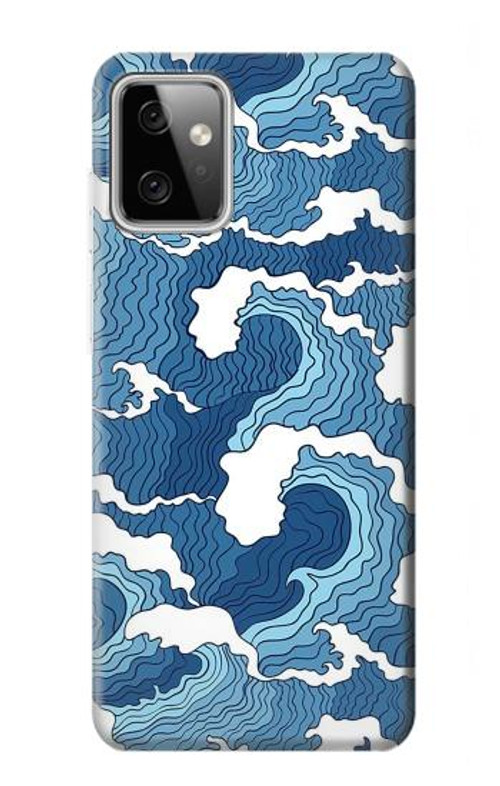 S3751 Wave Pattern Case Cover Custodia per Motorola Moto G Power (2023) 5G