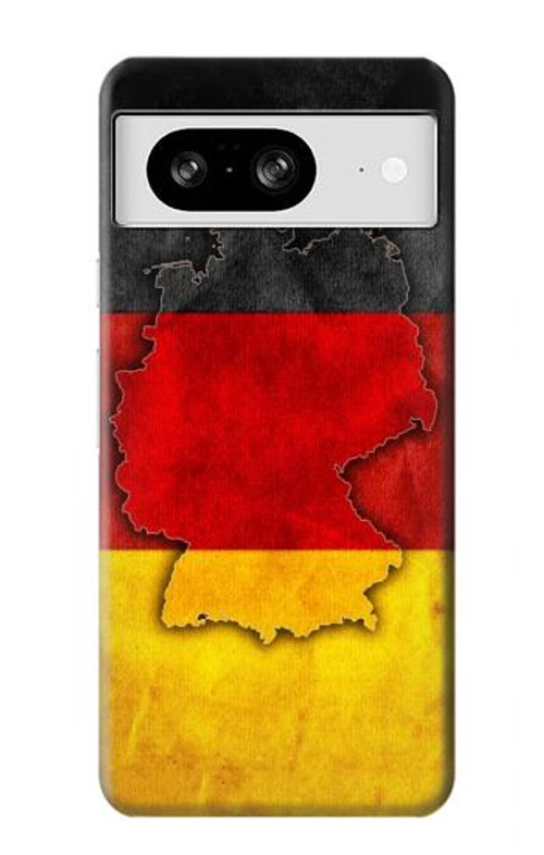 S2935 Germany Flag Map Case Cover Custodia per Google Pixel 8