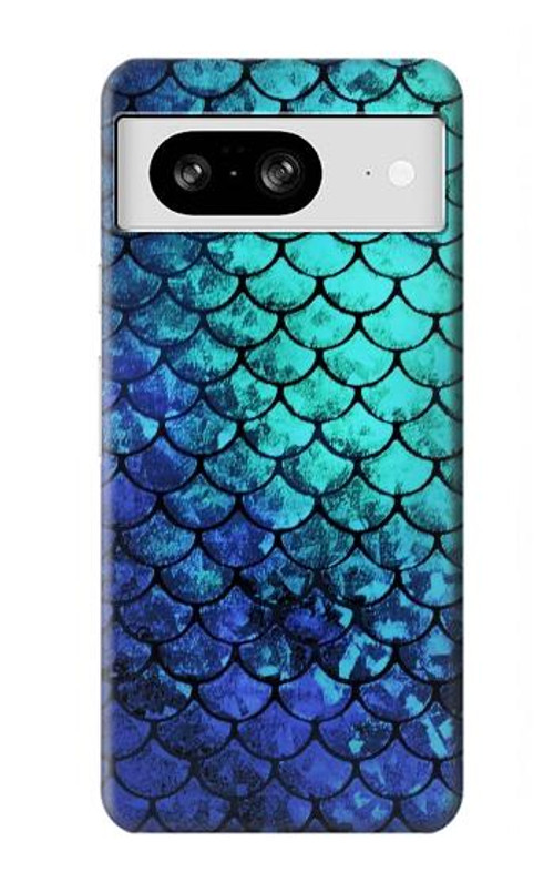 S3047 Green Mermaid Fish Scale Case Cover Custodia per Google Pixel 8