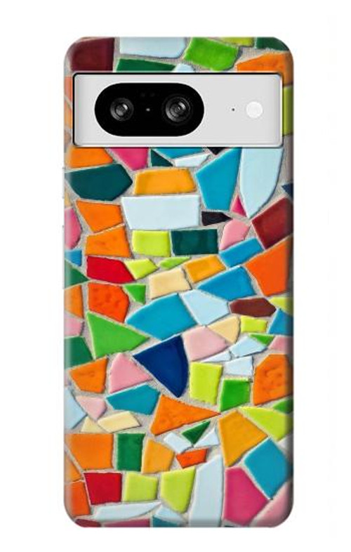 S3391 Abstract Art Mosaic Tiles Graphic Case Cover Custodia per Google Pixel 8