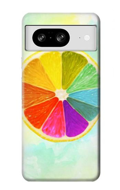 S3493 Colorful Lemon Case Cover Custodia per Google Pixel 8