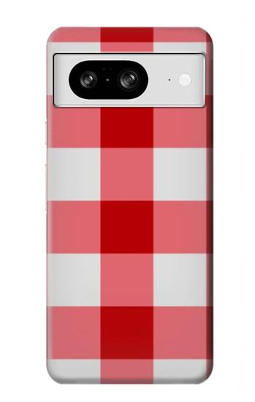 S3535 Red Gingham Case Cover Custodia per Google Pixel 8