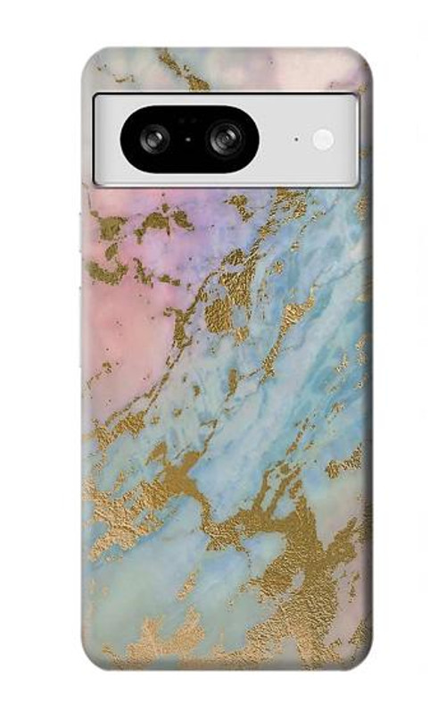 S3717 Rose Gold Blue Pastel Marble Graphic Printed Case Cover Custodia per Google Pixel 8