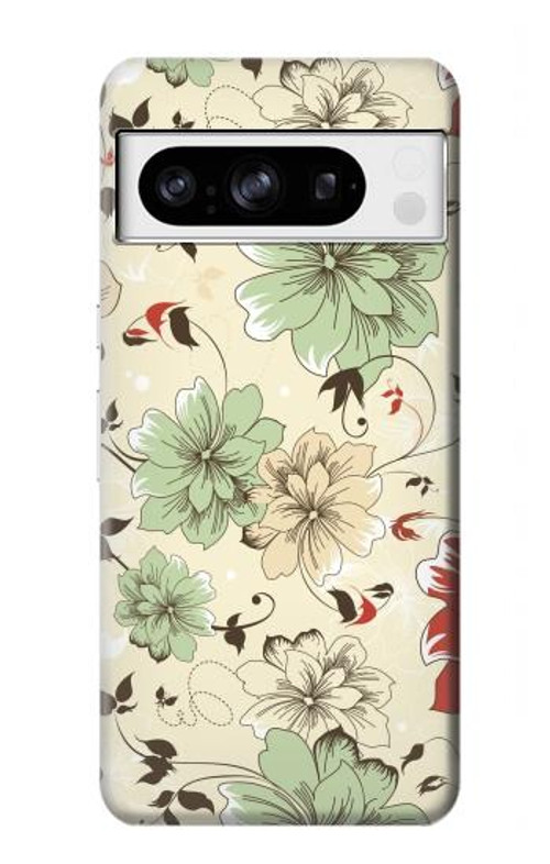 S2179 Flower Floral Vintage Art Pattern Case Cover Custodia per Google Pixel 8 pro
