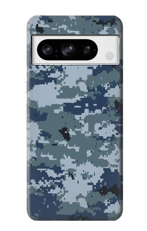 S2346 Navy Camo Camouflage Graphic Case Cover Custodia per Google Pixel 8 pro