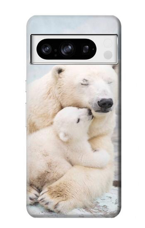 S3373 Polar Bear Hug Family Case Cover Custodia per Google Pixel 8 pro