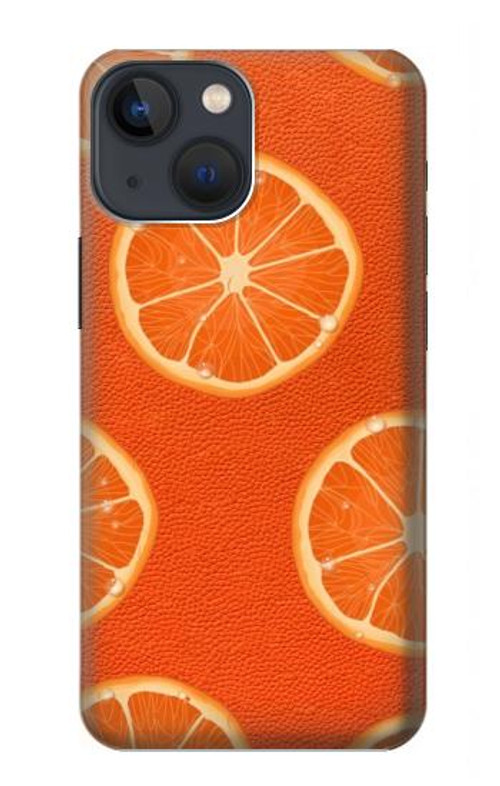 S3946 Seamless Orange Pattern Case Cover Custodia per iPhone 14
