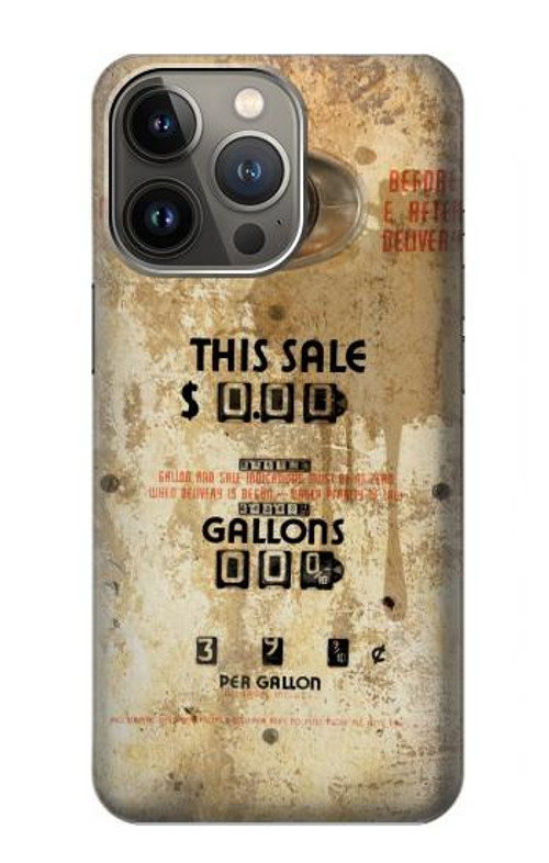 S3954 Vintage Gas Pump Case Cover Custodia per iPhone 13 Pro Max