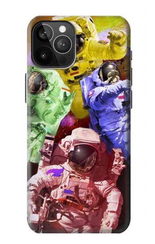 S3914 Colorful Nebula Astronaut Suit Galaxy Case Cover Custodia per iPhone 12 Pro Max