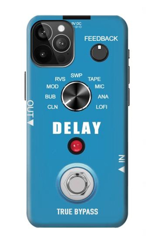 S3962 Guitar Analog Delay Graphic Case Cover Custodia per iPhone 12 Pro Max